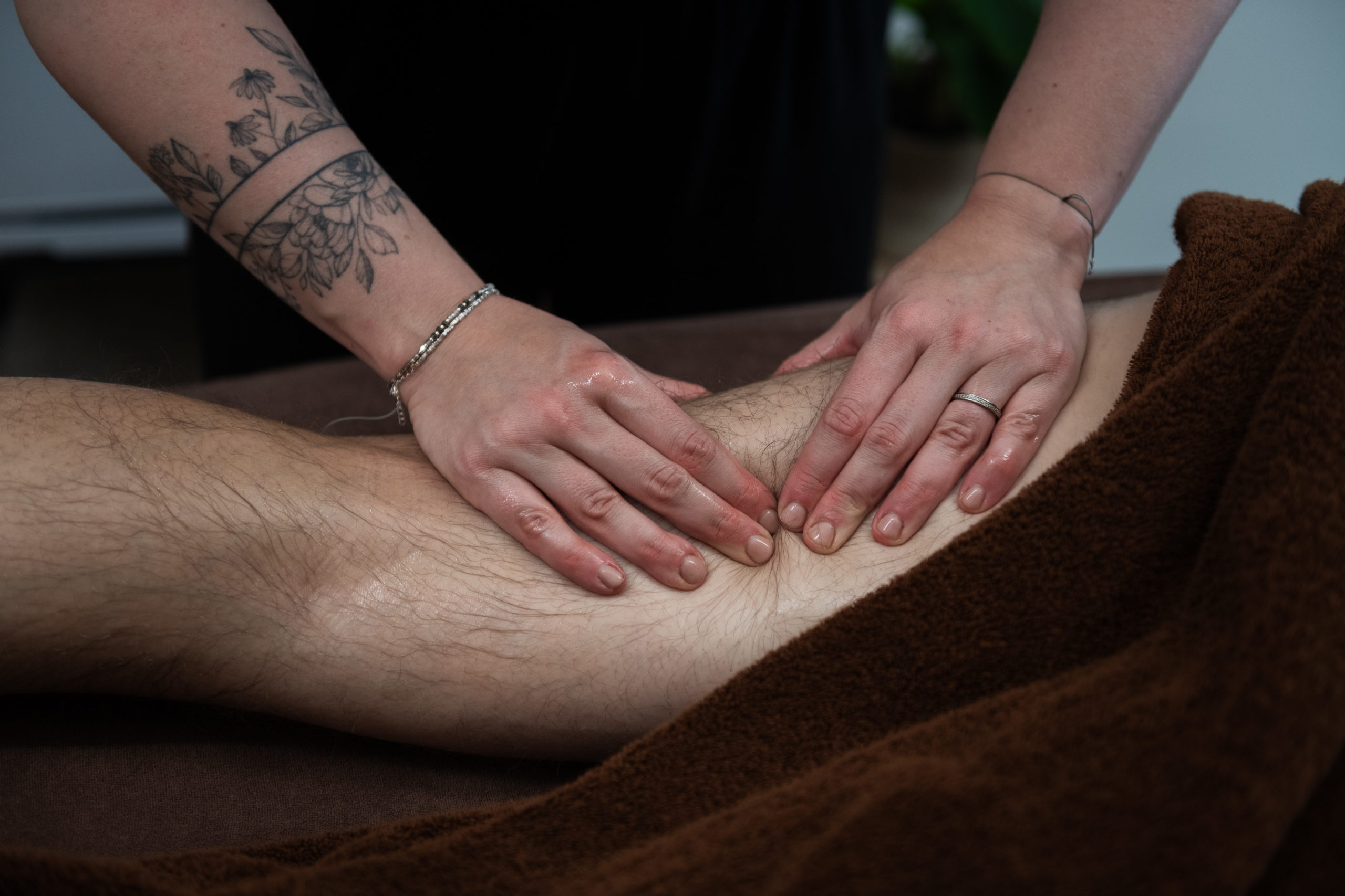 Massage en séance 4